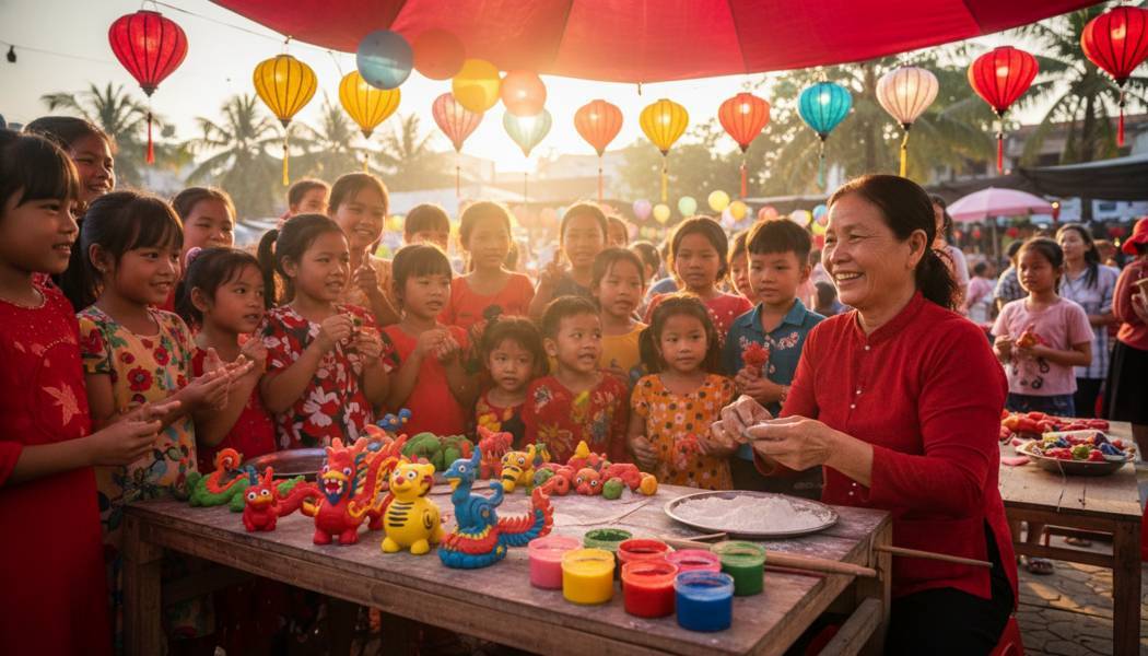Dịch Vụ Thuê Nghệ Nhân Nặn Tò He Tại Quận 8. Ảnh 1